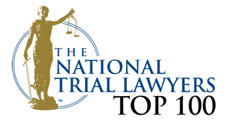National Top 100 Trial Lawyers badge
