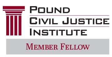 Pound Civil Justice Institute Member Fellow badge