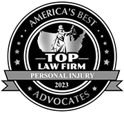 Americas Best Advocates Top Personal Injury Law Firm 2023 badge